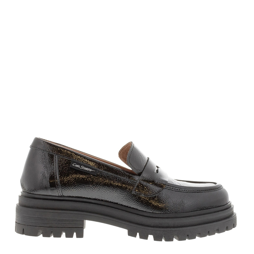 Carl Scarpa Chase Leather Chunky Penny Loafers